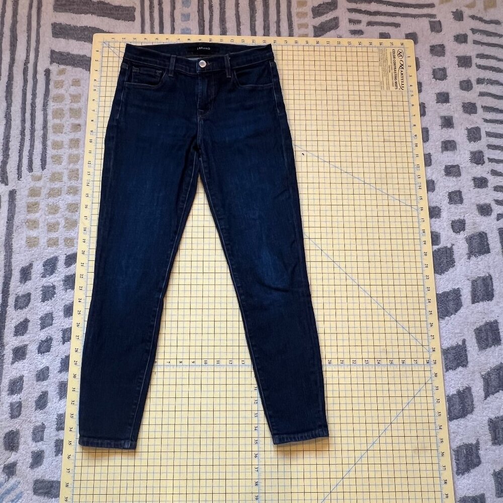 J Brand cropped skinny jeans sz 26 in systematic colorway / wash